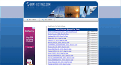 Desktop Screenshot of boat-listings.com